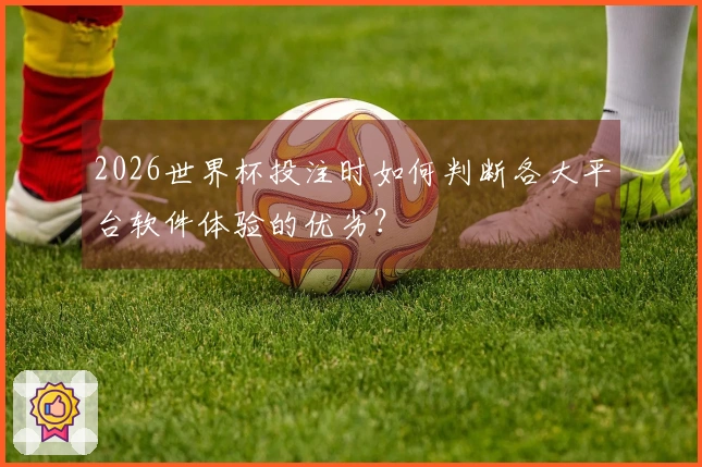 2026世界杯投注时如何判断各大平台软件体验的优劣？