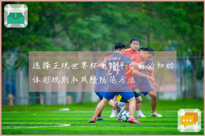 选择正规世界杯竞猜平台前必知的体彩规则和风险防范方法
